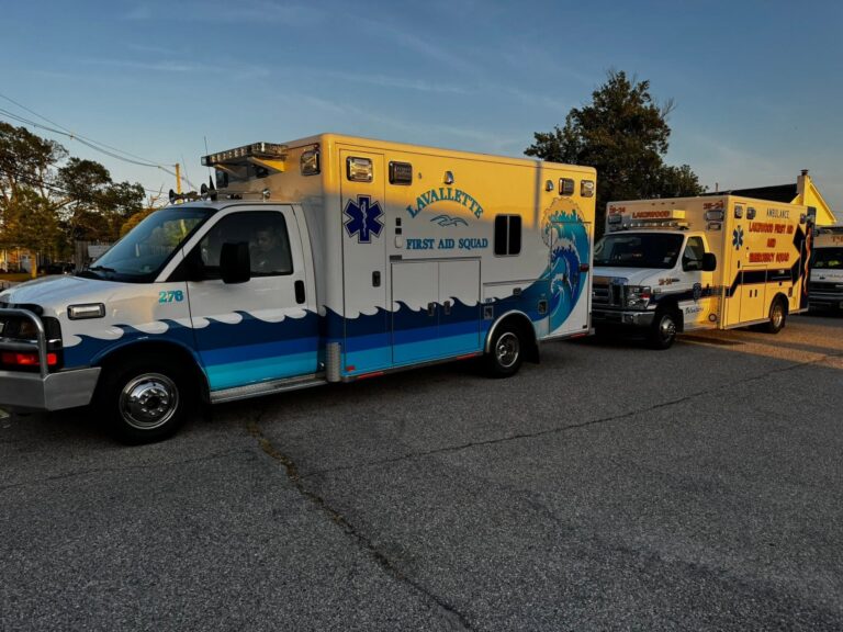 Lavallette and Lakewood ambulances